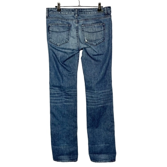 Paige Medium Wash Distressed Jimmy Jimmy Skinny Jeans 27 - Picture 2 of 4